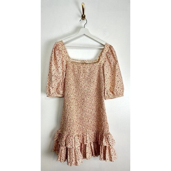 BYTIMO Smocked Poplin Dress in Iris Size X-Large - Picture 5 of 10